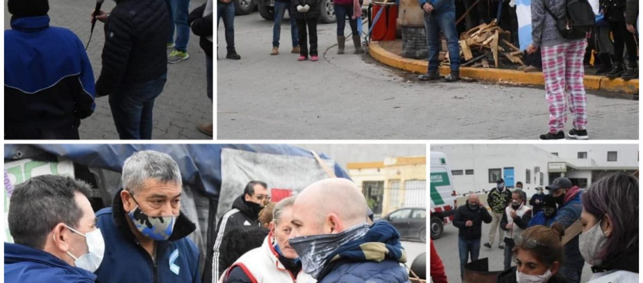 SASTRE CELEBRÓ EL DÍA DE LA INDEPENDENCIA JUNTO A LOS TRABAJADORES DEL HOSPITAL ÍSOLA