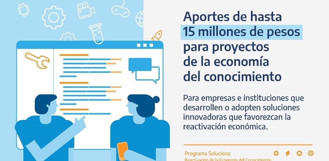 CIENCIA INVITA A PARTICIPAR DEL PROGRAMA SOLUCIONA, PARA LA REACTIVACIÓN DE LA ECONOMÍA DEL CONOCIMIENTO