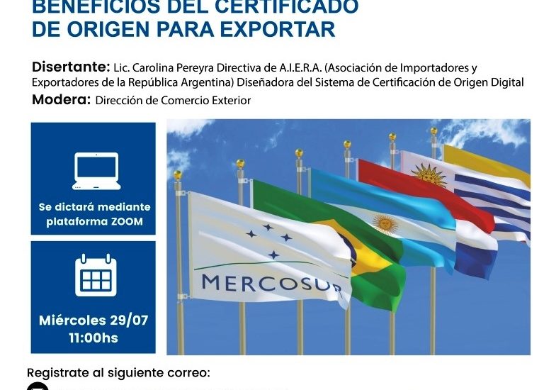 PROVINCIA DICTARÁ CAPACITACIÓN SOBRE EXPORTACIÓN DESTINADO A EMPRENDEDORES, PYMES Y COMERCIOS DE CHUBUT