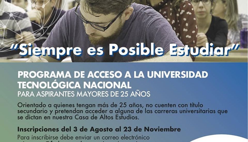 PROGRAMA NACIONAL DE INGRESO PARA MAYORES DE 25 AÑOS SIN TÍTULO SECUNDARIO