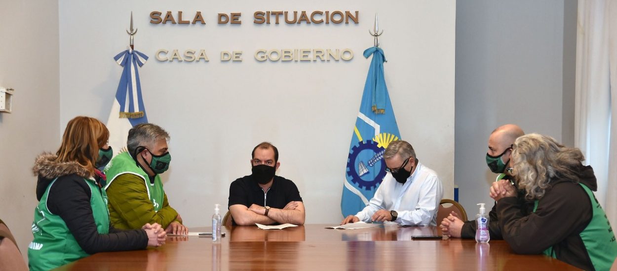 GRAZZINI Y TOURIÑAN RECIBIERON A AUTORIDADES DE ATE