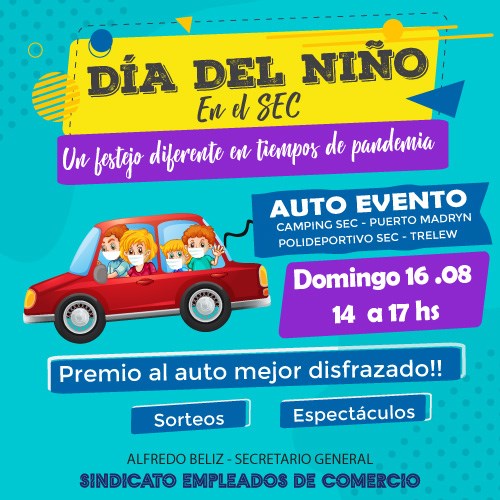 EL SEC FESTEJA EL DÍA DE LA INFANCIA CON UN AUTO EVENTO
