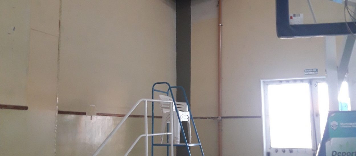 AVANZAN LOS TRABAJOS DE REFACCIÓN EN  LA ESCUELA N° 213 DE PUERTO MADRYN