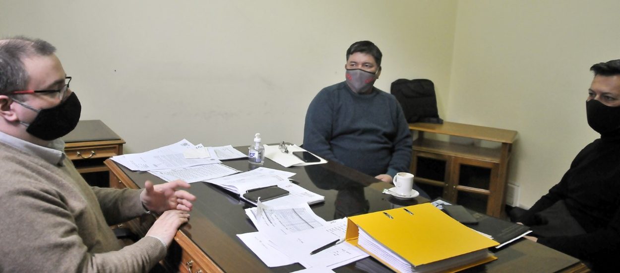 HERMIDA SE REUNIÓ CON EL INTENDENTE DE PUERTO PIRÁMIDES