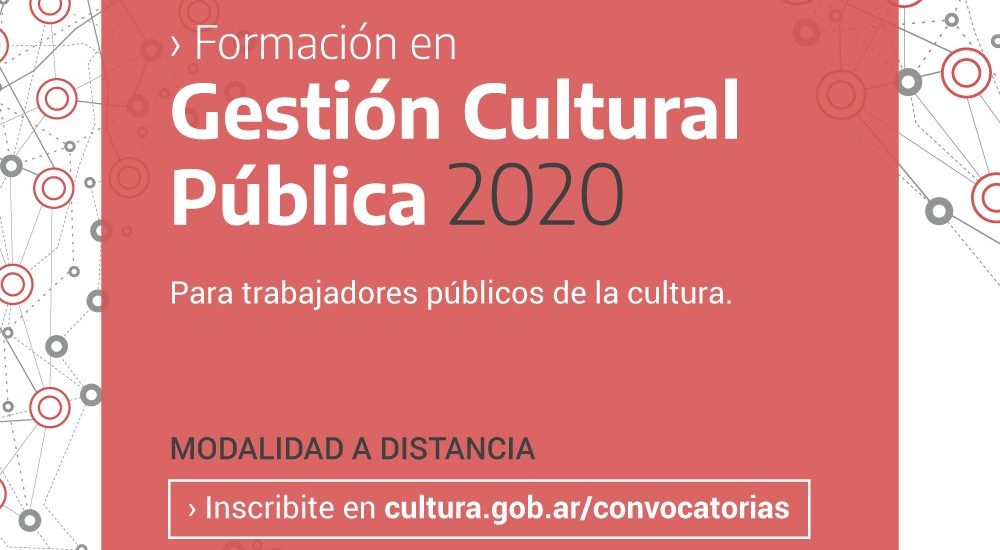 EL GOBIERNO DE LA PROVINCIA INVITA A PARTICIPAR DE CAPACITACIÓN PARA GESTORES CULTURALES