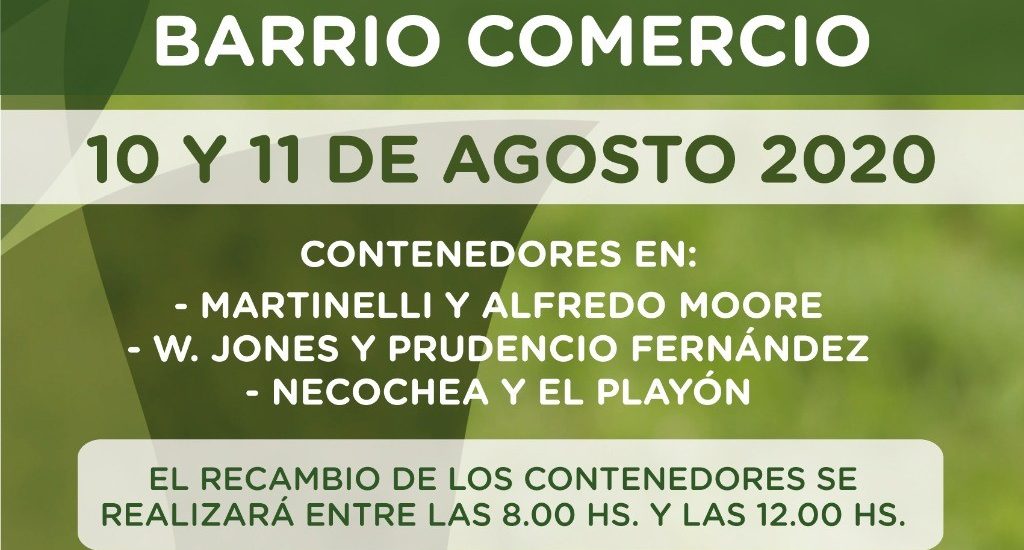 CAMPAÑA DE LIMPIEZA EN EL BARRIO COMERCIO
