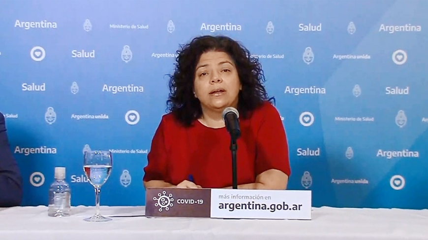 VIZZOTTI DIJO QUE EL DÍA CON MÁS CASOS REPORTADOS DE CORONAVIRUS FUE EL 7 DE SEPTIEMBRE