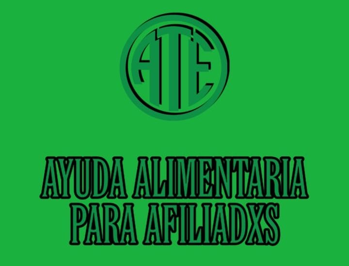 ATE: ENTREGA ASISTENCIA ALIMENTARIA A LOS AFILIADOS