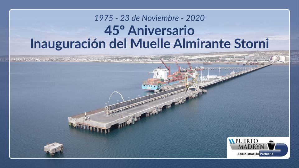 23 DE NOVIEMBRE: ANIVERSARIO DE LA INAUGURACIÓN DEL MUELLE ALMIRANTE STORNI