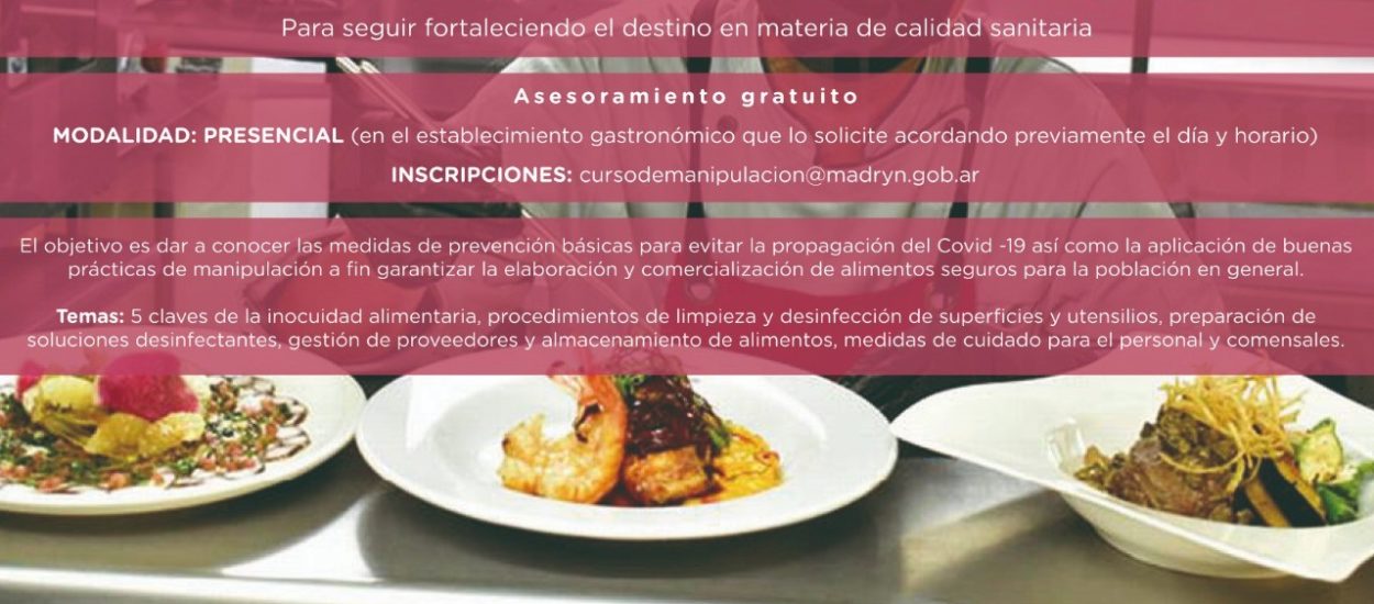 GASTRONOMÍA SEGURA EN EL MARCO DE LA PANDEMIA