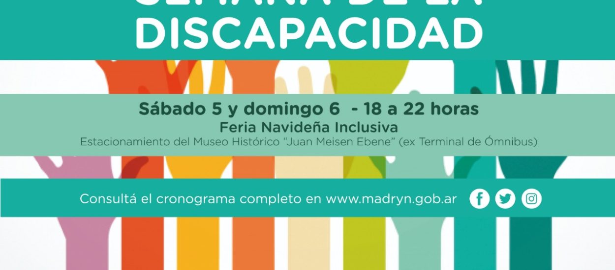 SEMANA DE LA DISCAPACIDAD: SE REALIZARÁN DISTINTAS ACTIVIDADES DESDE EL JUEVES 3