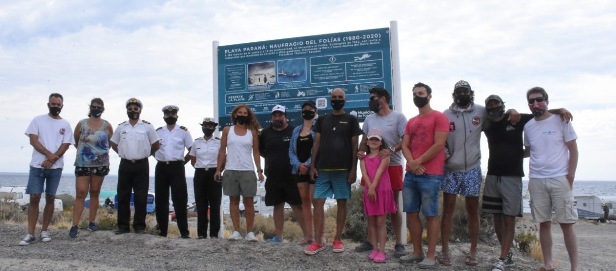 PUERTO MADRYN CONMEMORÓ EL 40° ANIVERSARIO DEL NAUFRAGIO DEL FOLÍAS