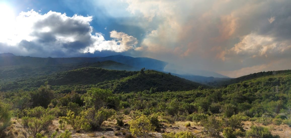 EL SERVICIO PROVINCIAL DE MANEJO DEL FUEGO INICIA EL OPERATIVO DE CONTROL EN JURISDICCIÓN DE CHUBUT POR INCENDIO EN LOMA DEL MEDIO