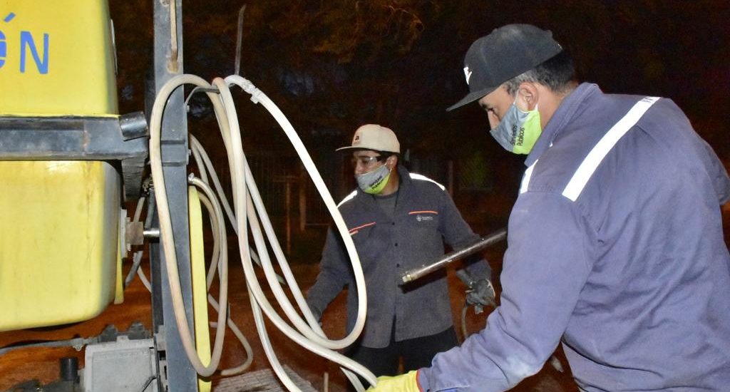 CONTINÚA EL CRONOGRAMA DE FUMIGACIONES EN DISTINTOS SECTORES DE PUERTO MADRYN