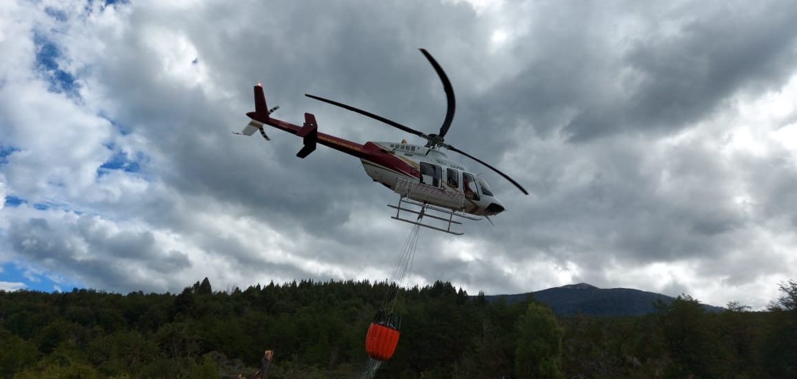 INCENDIO CUESTA DEL TERNERO: BRIGADISTAS CONTINÚAN CON EL OPERATIVO DE CONTROL EN CHUBUT