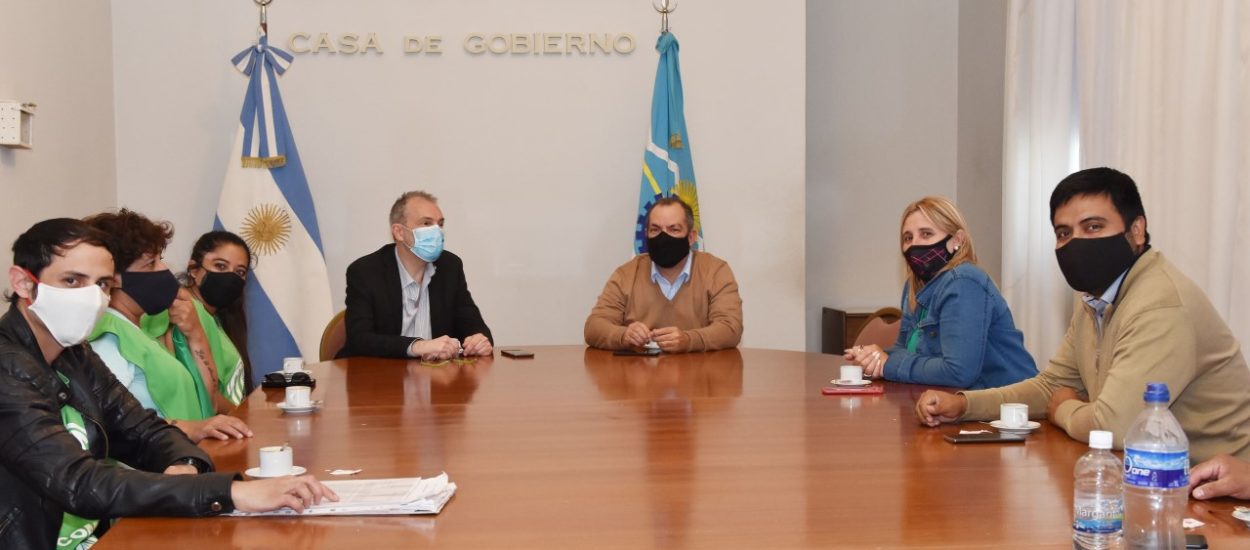 EL GOBIERNO PROVINCIAL RECIBIÓ A DIRIGENTES DE ATE COMODORO