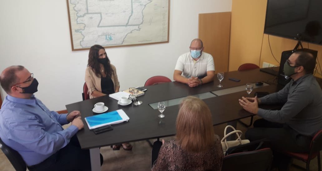 HERMIDA SE REUNIÓ CON AUTORIDADES DE LA UNIVERSIDAD DEL CHUBUT PARA ARTICULAR Y EJECUTAR PROYECTOS EN CONJUNTO