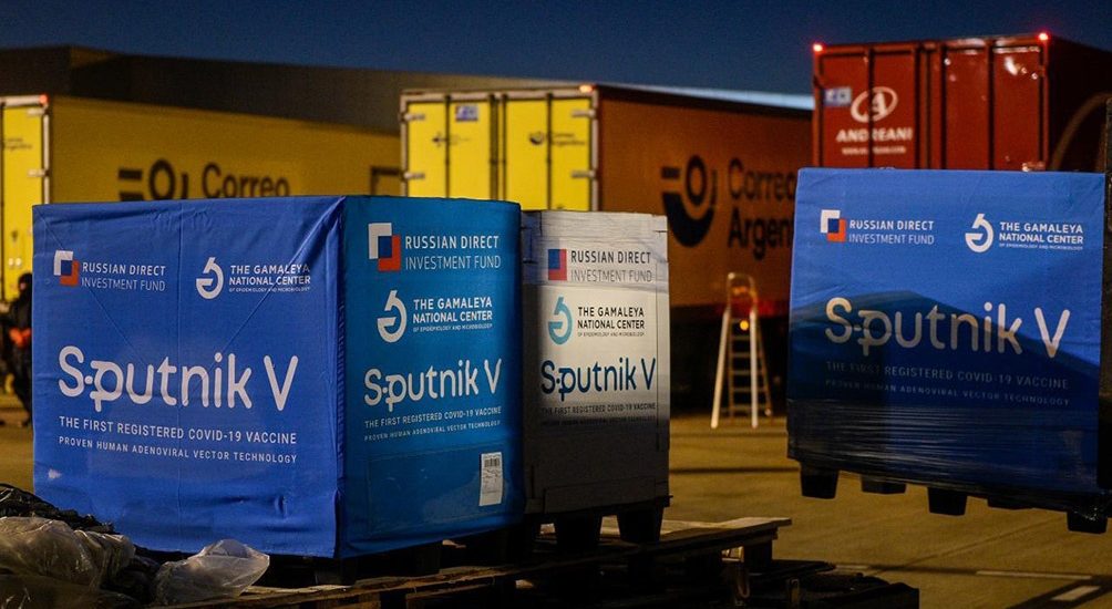 LLEGARON 600.000 DOSIS DE SPUTNIK V Y 843.000 DE ASTRAZENECA