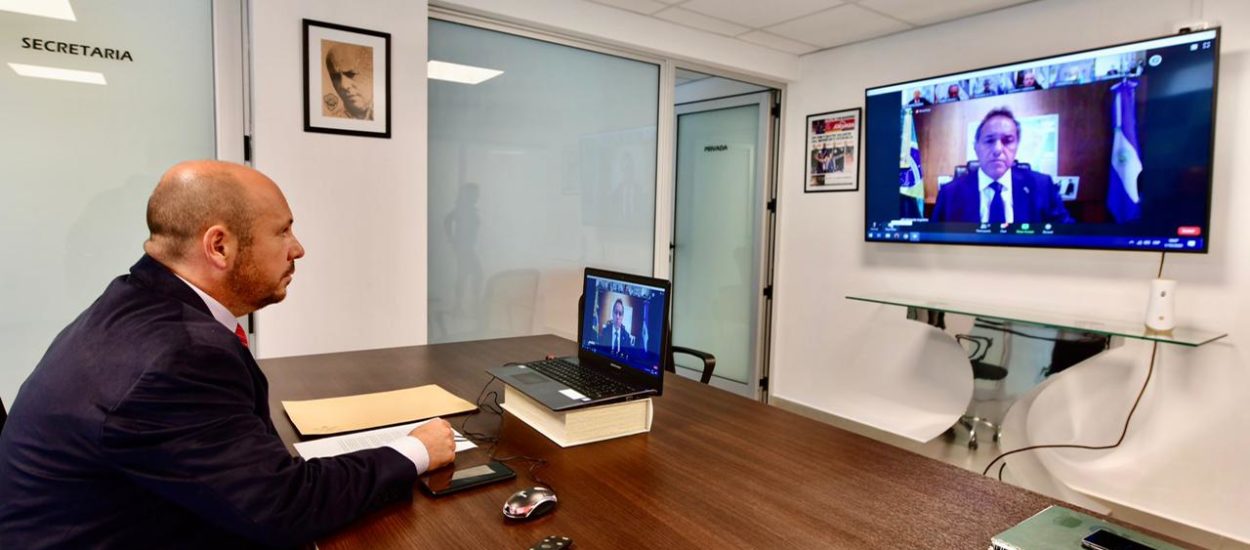 EL VICEGOBERNADOR Y EL INTENDENTE CELEBRARON LA PRIMERA LLEGADA DE LANGOSTINOS MADRYNENSES A BRASIL TRAS OCHO AÑOS