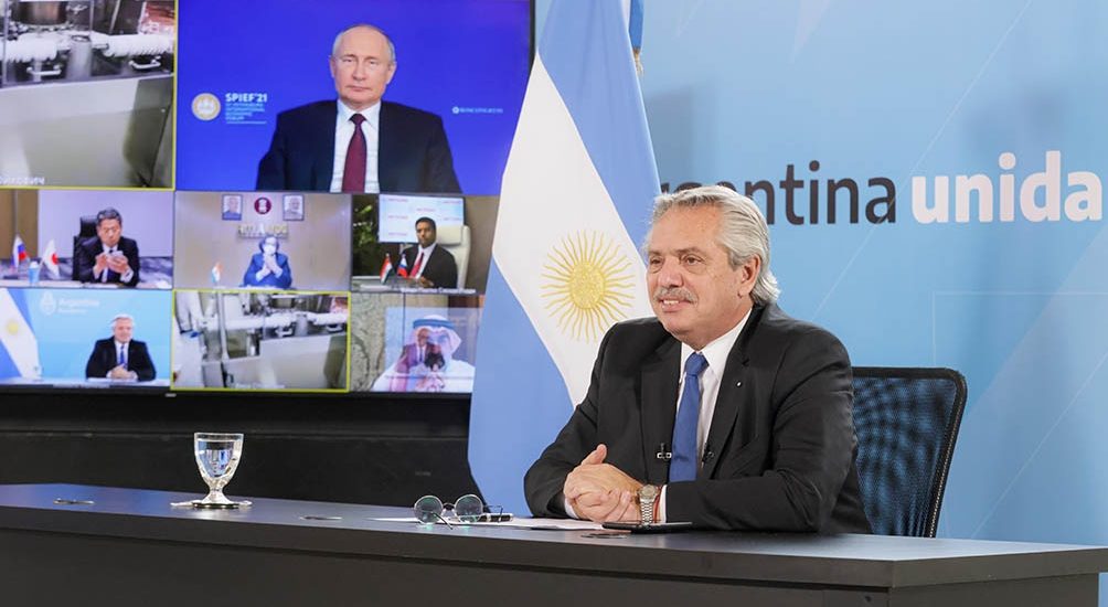 FERNÁNDEZ Y PUTIN ANUNCIARON EL INICIO DE LA PRODUCCIÓN DE LA VACUNA SPUTNIK V EN ARGENTINA