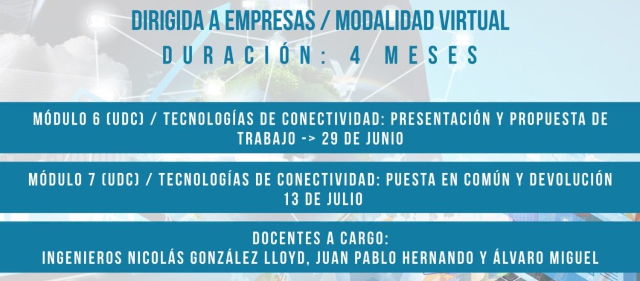 CONTINÚA LA CAPACITACIÓN EN INDUSTRIA 4.0 PARA EMPRESAS DE LA CIUDAD