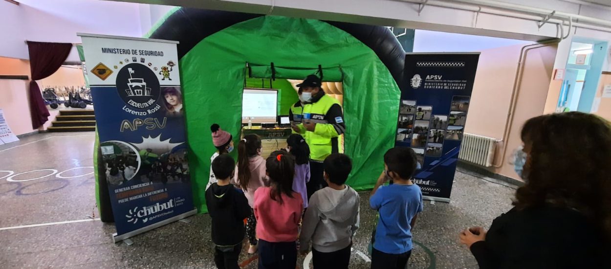 ESQUEL: LA ESCUELITA “LORENZO ROSSI” REALIZÓ ACTIVIDADES DE CONCIENTIZACIÓN VIAL