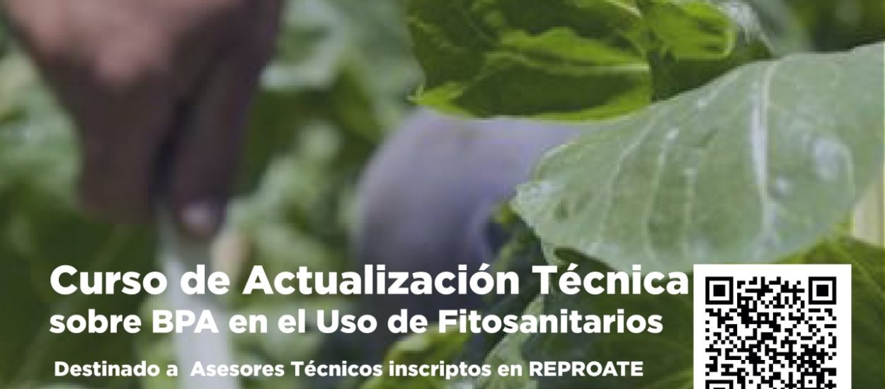 PROVINCIA DICTARÁ UNA CAPACITACIÓN DE BUENAS PRÁCTICAS AGRÍCOLAS EN EL USO DE FITOSANITARIOS