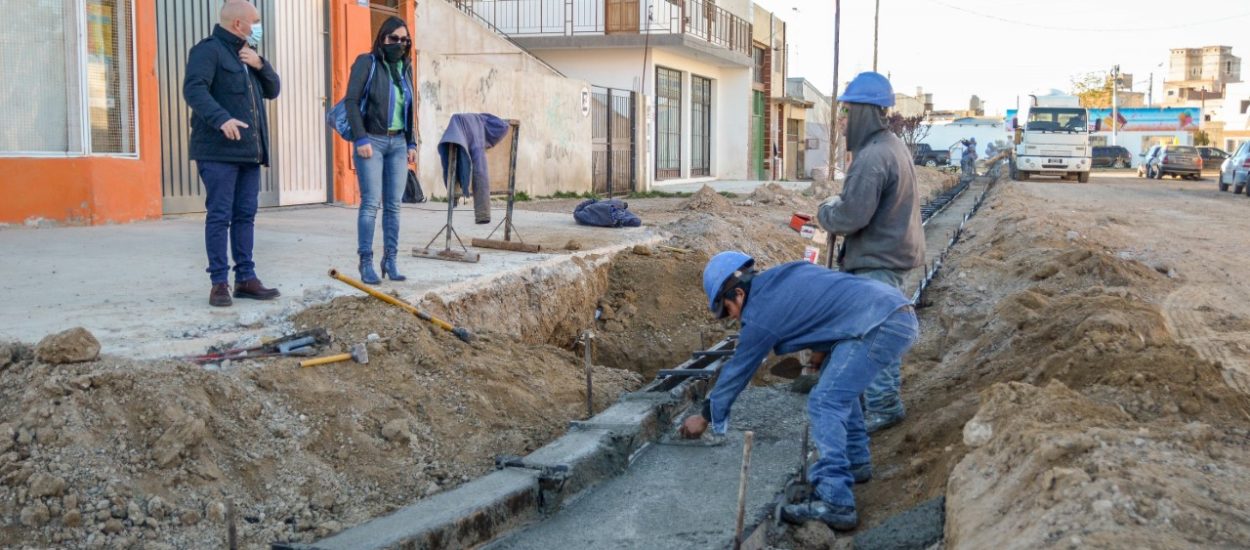 EL INTENDENTE RECORRIÓ DISTINTAS OBRAS QUE SE ESTÁN EJECUTANDO EN MADRYN