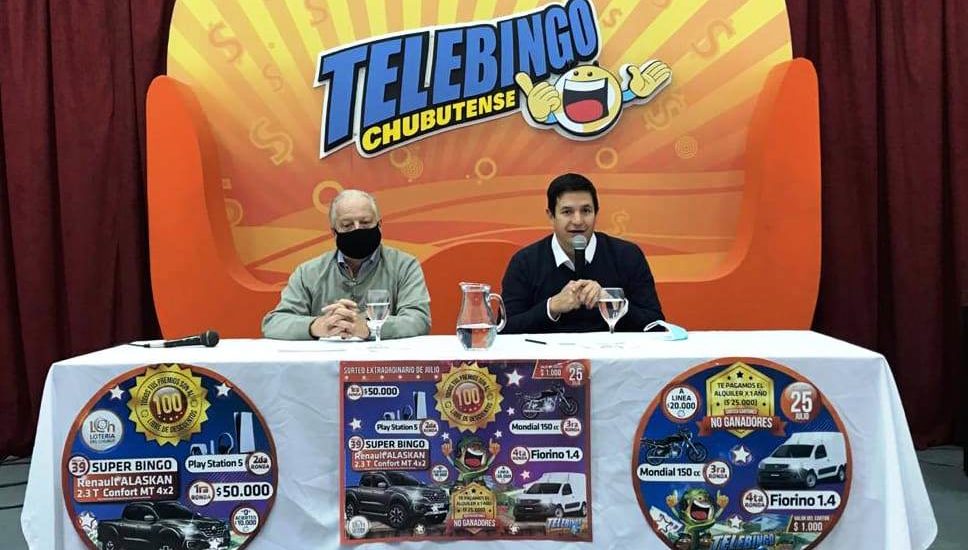 EN JULIO EL TELEBINGO CHUBUTENSE PREMIA CON VEHÍCULOS Y DINERO EN EFECTIVO