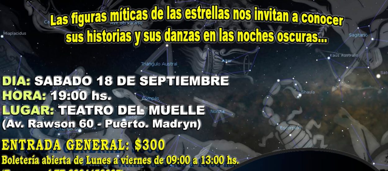 INVITAN A LA CHARLA “LOS DIOSES EN EL CIELO”