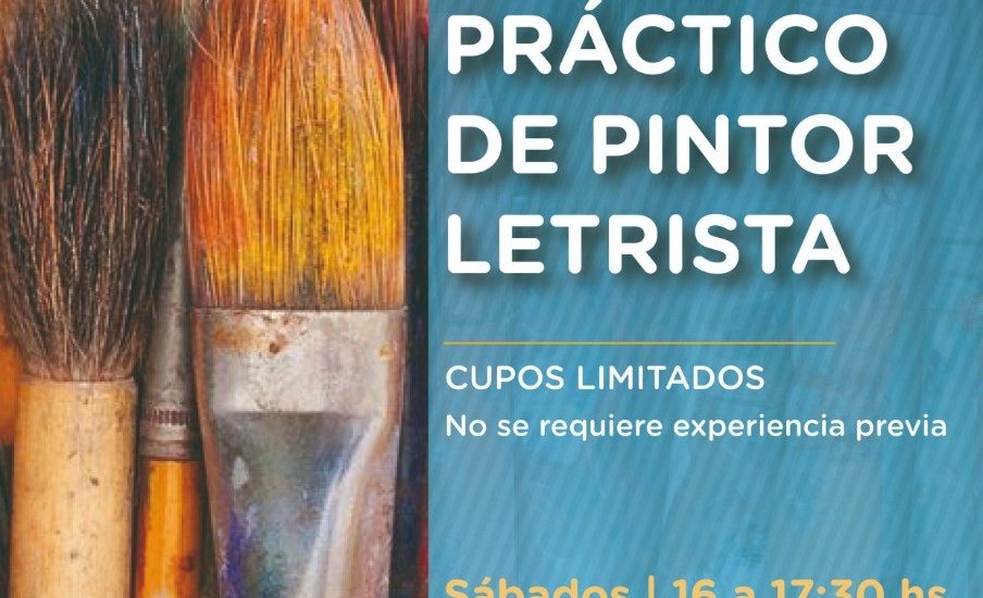 TALLER PRÁCTICO DE PINTOR LETRISTA