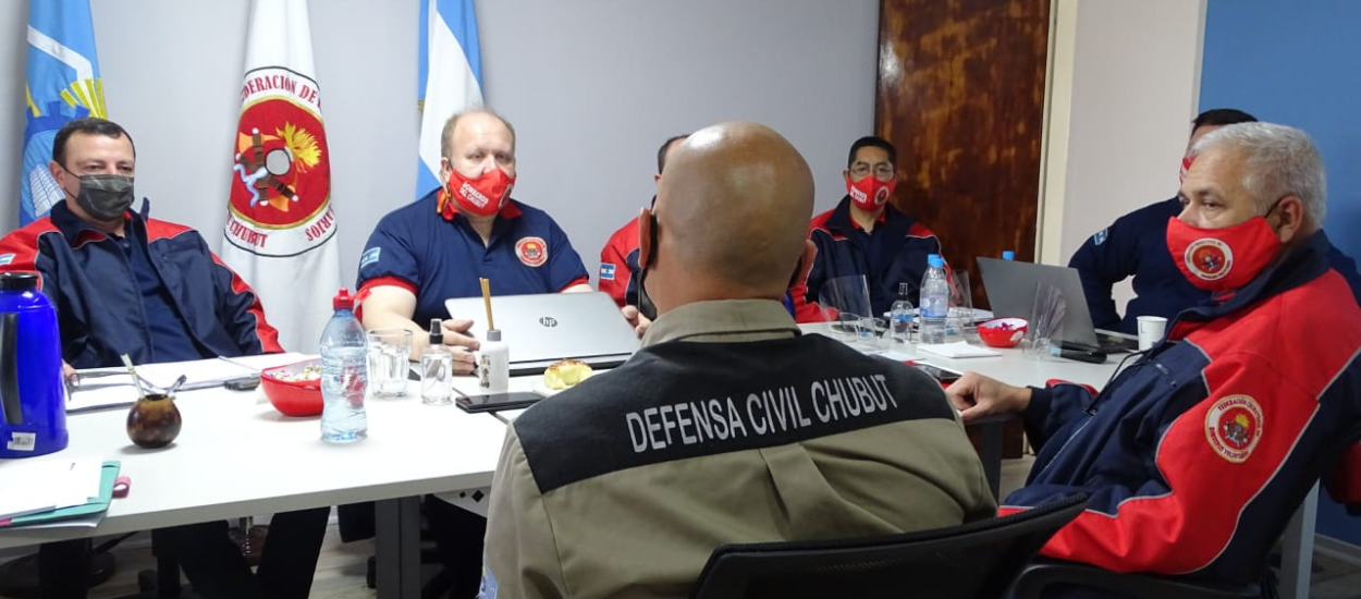 SE REUNIÓ LA COMISIÓN DIRECTIVA DE LA FEDERACIÓN CHUBUTENSE DE BOMBEROS