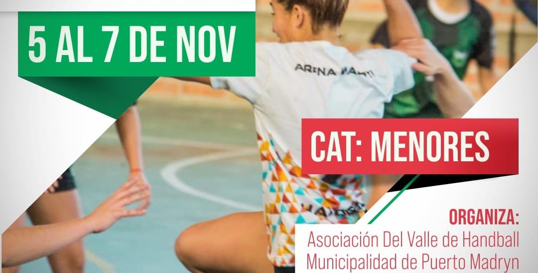 LLEGA EL PROVINCIAL DE HANDBALL EN CATEGORÍA MENORES  