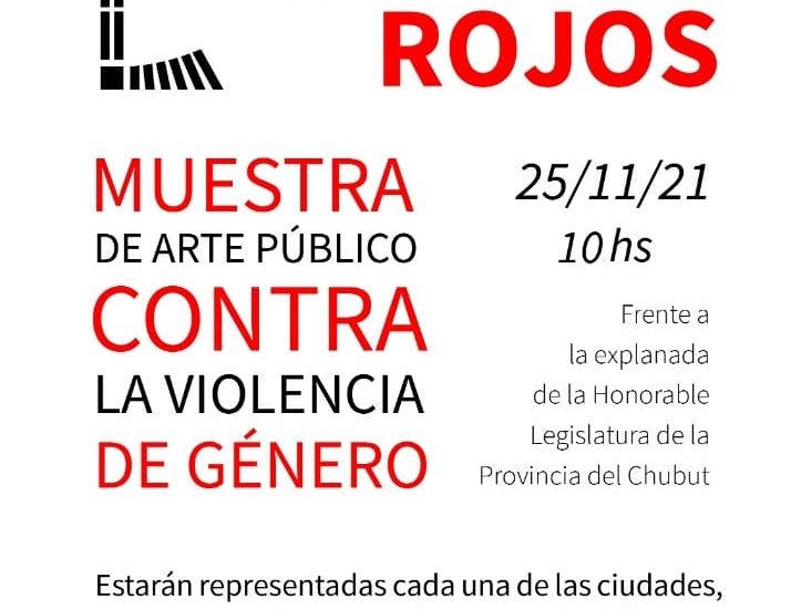 EL GOBIERNO DE LA PROVINCIA INVITA A LA INTERVENCIÓN “ZAPATOS ROJOS EN CHUBUT”