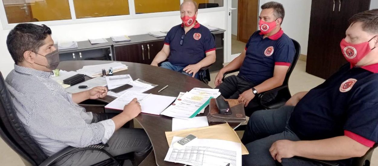 EL GOBIERNO DEL CHUBUT SE REUNIÓ CON REPRESENTANTES DE LA FEDERACIÓN DE BOMBEROS