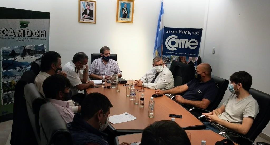 ESQUEL: EL GOBIERNO DEL CHUBUT Y LA CÁMARA DE COMERCIO COORDINAN ACCIONES EN MATERIA DE SEGURIDAD