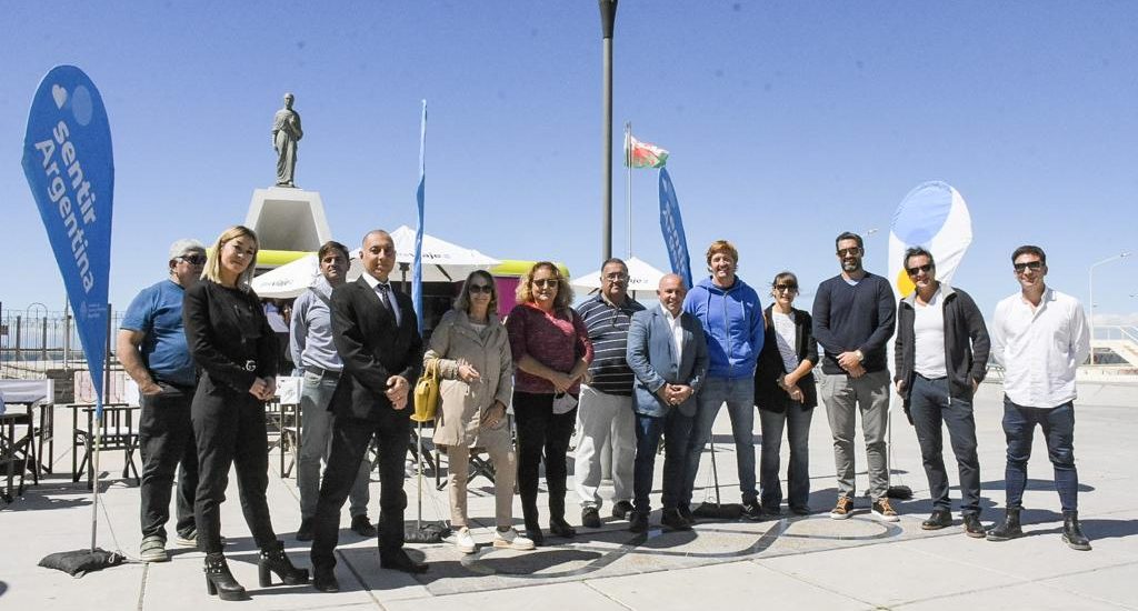 NACIÓN ELIGIÓ A PUERTO MADRYN PARA COLOCAR EL TRÁILER DEL PREVIAJE Y EL INTENDENTE DESTACÓ EL ALCANCE DEL PROGRAMA EN LA CIUDAD