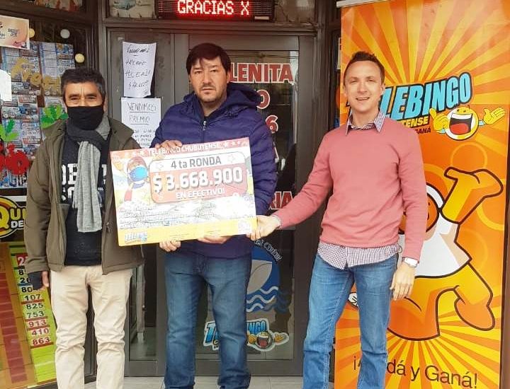 UN VECINO DE SARMIENTO GANÓ MÁS DE TRES MILLONES EN EL TELEBINGO CHUBUTENSE