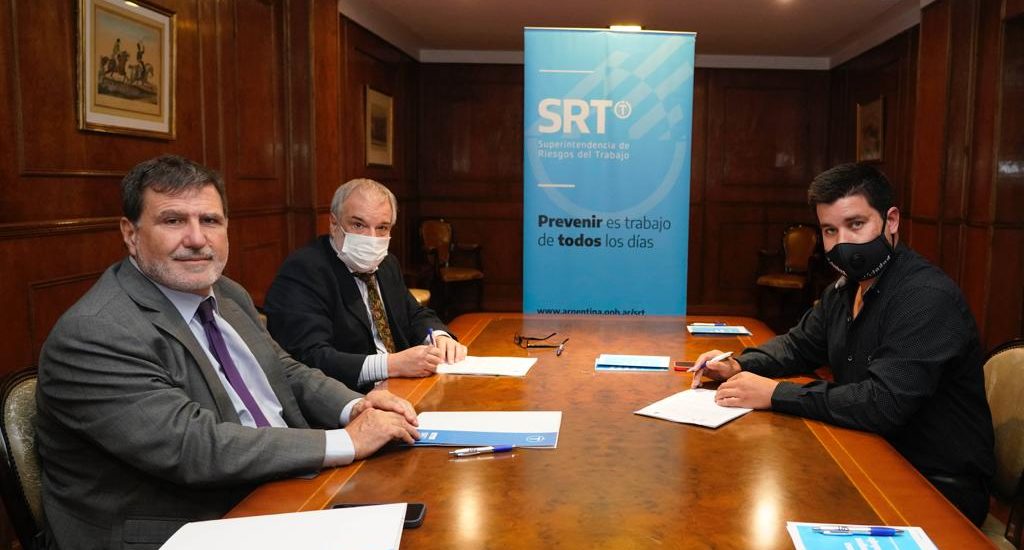 PROVINCIA FIRMÓ UN CONVENIO CON LA SUPERINTENDENCIA DE RIESGOS DEL TRABAJO DE LA NACIÓN