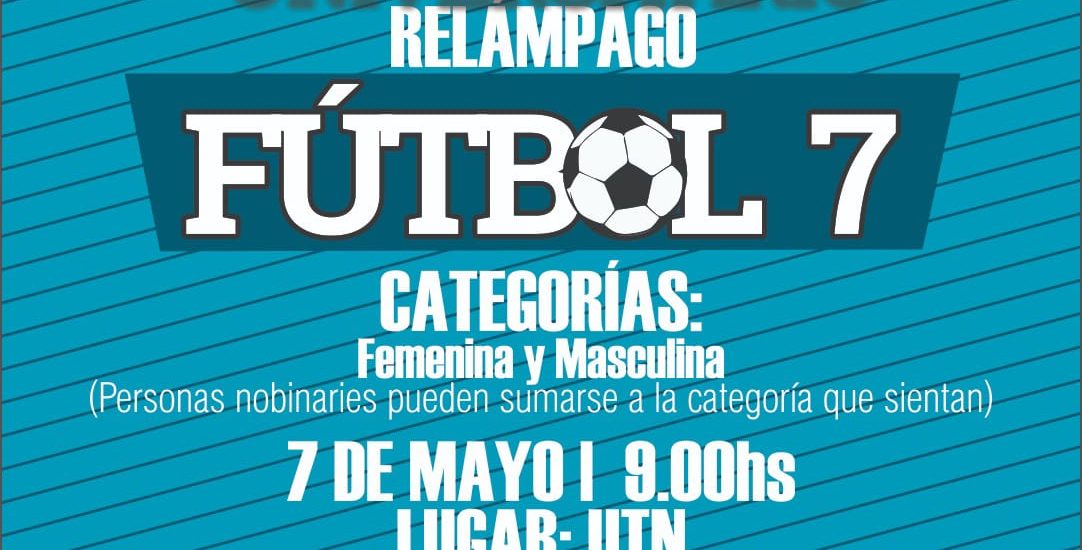 SE VIENE UN TORNEO DE FÚTBOL 7 UNIVERSITARIO