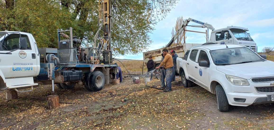 EL IPA CONTINÚA REALIZANDO PERFORACIONES PARA PEQUEÑOS PRODUCTORES DE CHUBUT