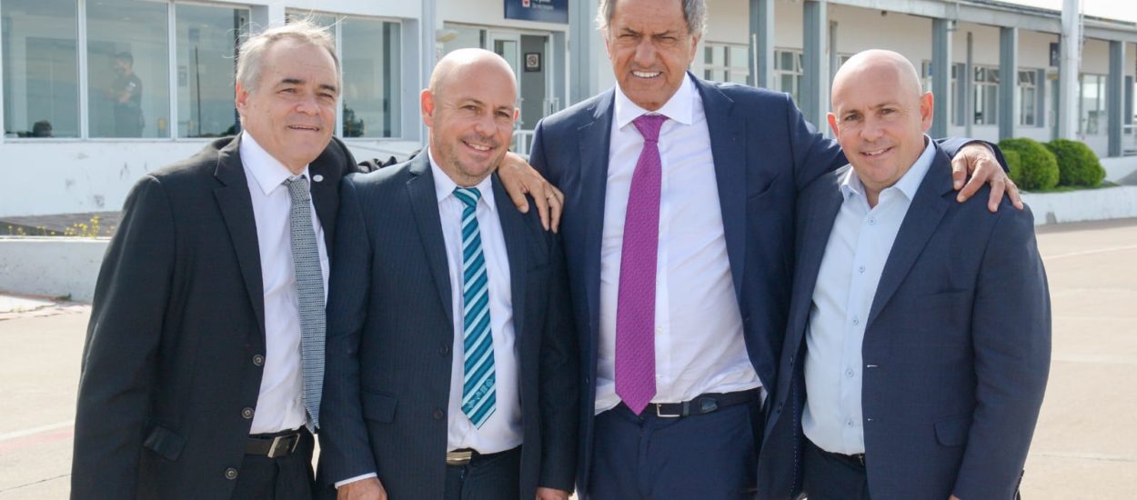 EN PUERTO MADRYN, SCIOLI DESTACÓ LAS GESTIONES DE RICARDO Y GUSTAVO SASTRE PARA INCREMENTAR LA EXPORTACIÓN DE PRODUCTOS LOCALES Y DE CHUBUT