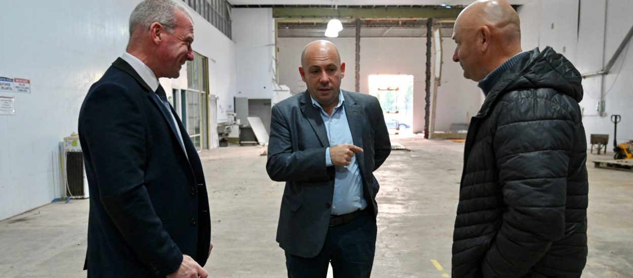 SASTRE RECORRIÓ LA COOPERATIVA DE PRODUCTOS INTEGRADOS EN GAIMAN