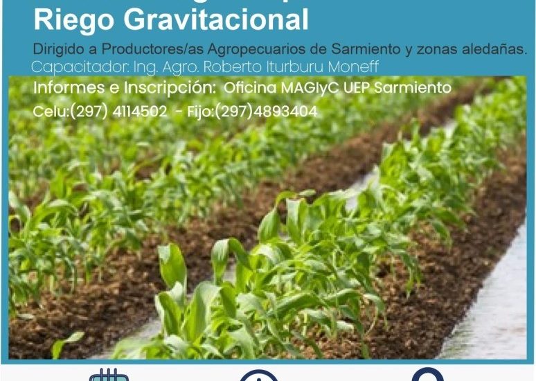 EL GOBIERNO CONVOCA A PRODUCTORES DEL SUR PROVINCIAL A UNA CAPACITACIÓN SOBRE DISEÑO DE RIEGO