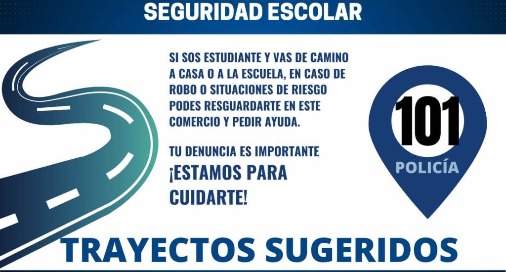 EL MINISTERIO DE SEGURIDAD Y LA UNIDAD REGIONAL DE TRELEW DEFINIERON LOS ‘TRAYECTOS ESCOLARES SEGUROS’ PARA ESCUELAS DE LA CIUDAD
