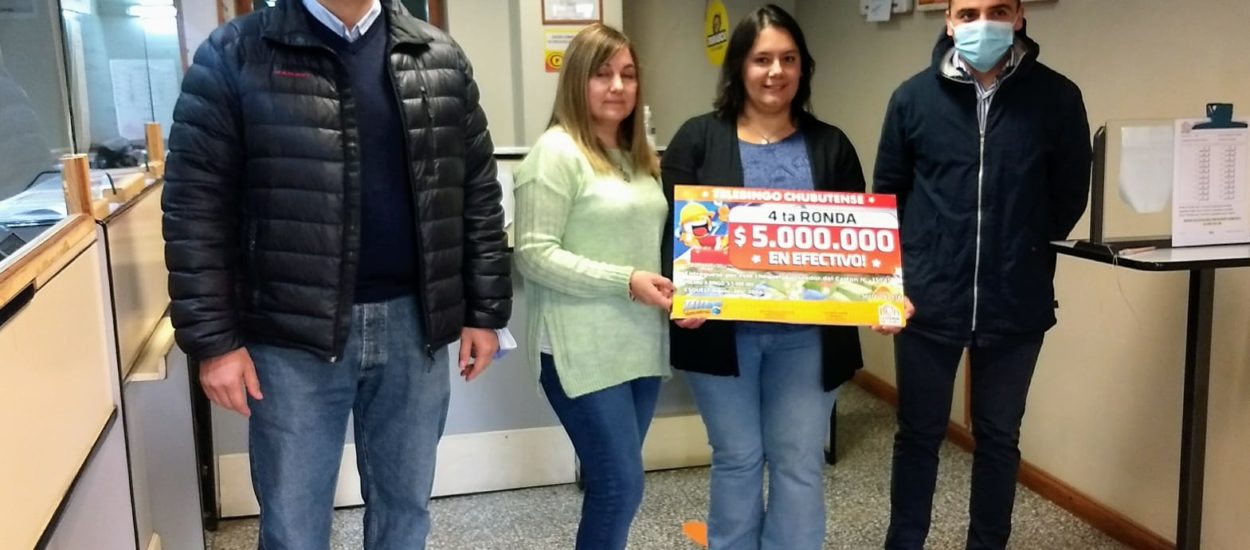 LOTERÍA DEL CHUBUT PREMIÓ A UNA JUBILADA DE ESQUEL CON 5 MILLONES DE PESOS