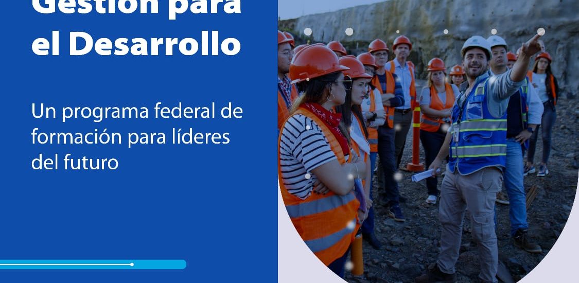 Convocan a jóvenes chubutenses a la 3° edición del Programa Federal de Formación “Gestión para el Desarrollo”