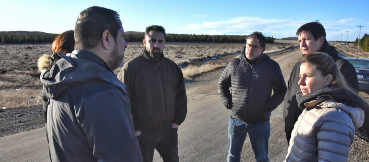 El Gobierno provincial recorrió el predio donde funcionará el Parque Industrial de Esquel