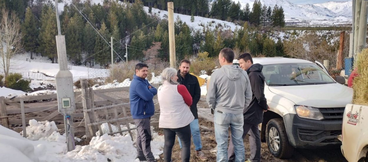 El Gobierno del Chubut asiste a productores afectados por el temporal de nieve