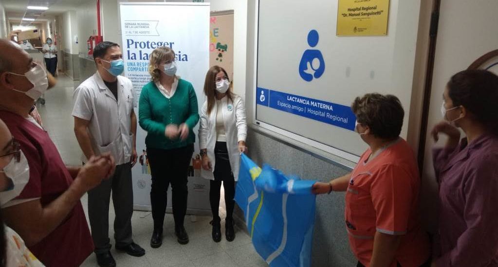 Comodoro Rivadavia: Provincia colocó una placa de inauguración en el “Espacio Amigo de la Lactancia Materna” del Hospital Regional